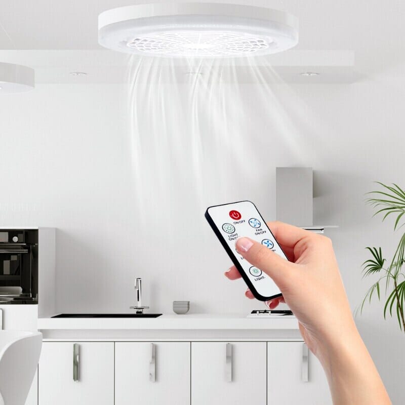 Ventilador de Teto com Luzes de Led Integradas